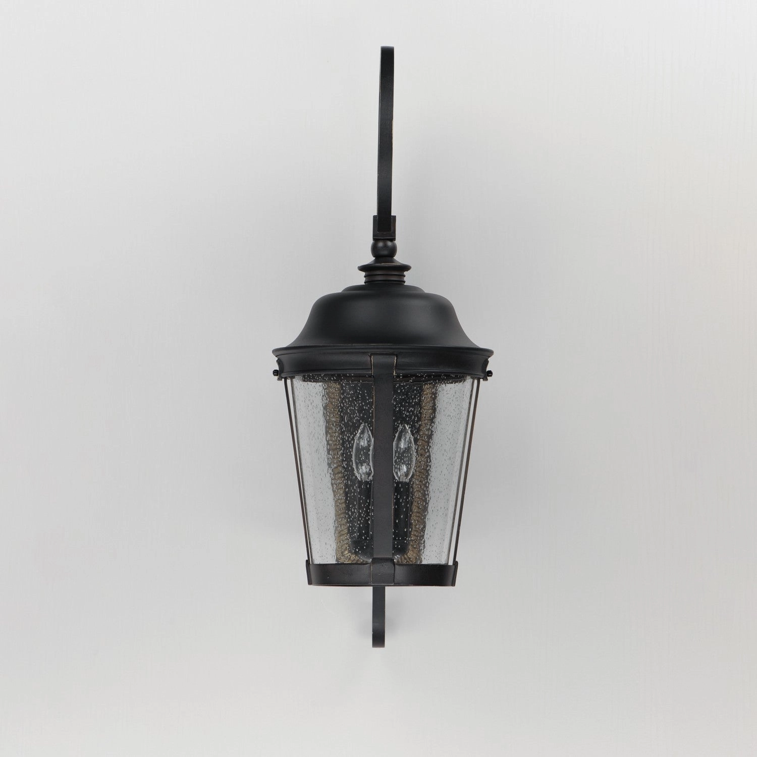Dover DC Three Light Outdoor Wall Lantern Bronze