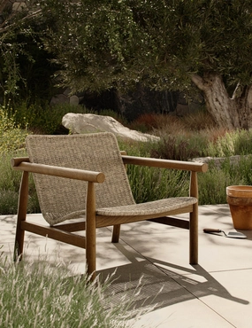 Dume Indoor / Outdoor Accent Chair by Amber Lewis x Four Handsoutdoor patio furniture set