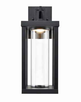 Dumont LED Outdoor Wall Sconce Powder Coated BlackOutdoor wall sconces with motion sensor