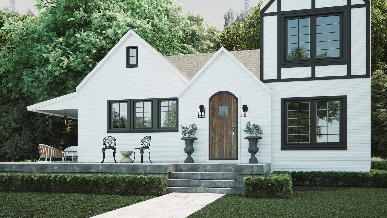 Dunham One Light Outdoor Lantern Earth Black
