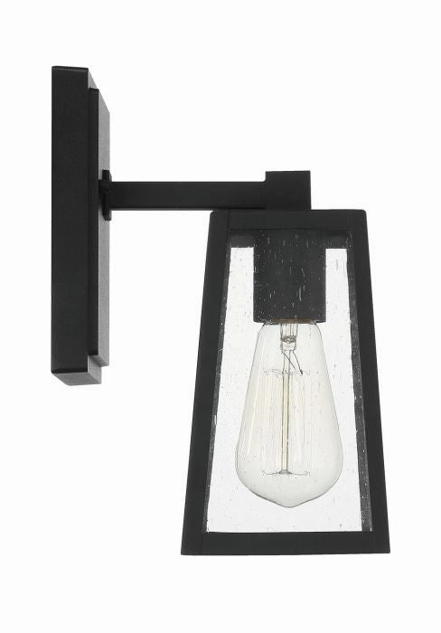 Dunn One Light Outdoor Wall Mount Textured Black