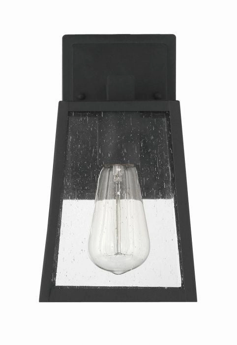 Dunn One Light Outdoor Wall Mount Textured Black
