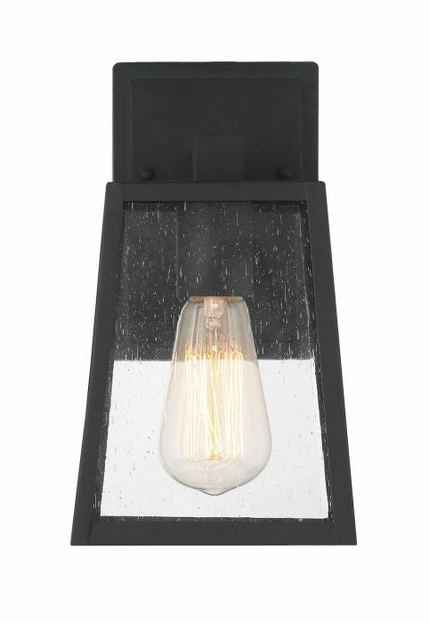 Dunn One Light Outdoor Wall Mount Textured Black