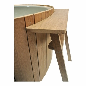 Dutchtub Wood SidetableDurable outdoor patio accessories