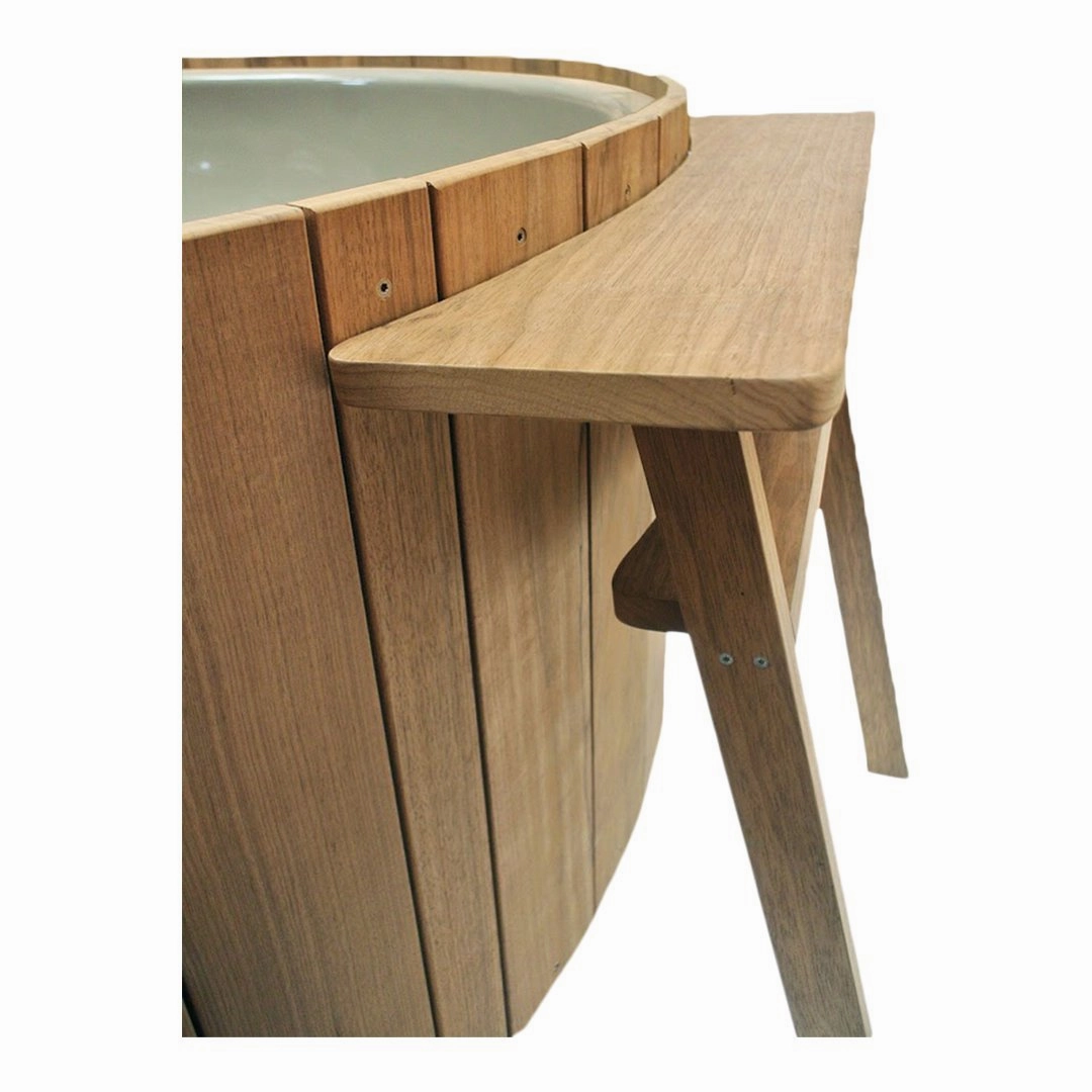 Dutchtub Wood SidetableDurable outdoor patio accessories