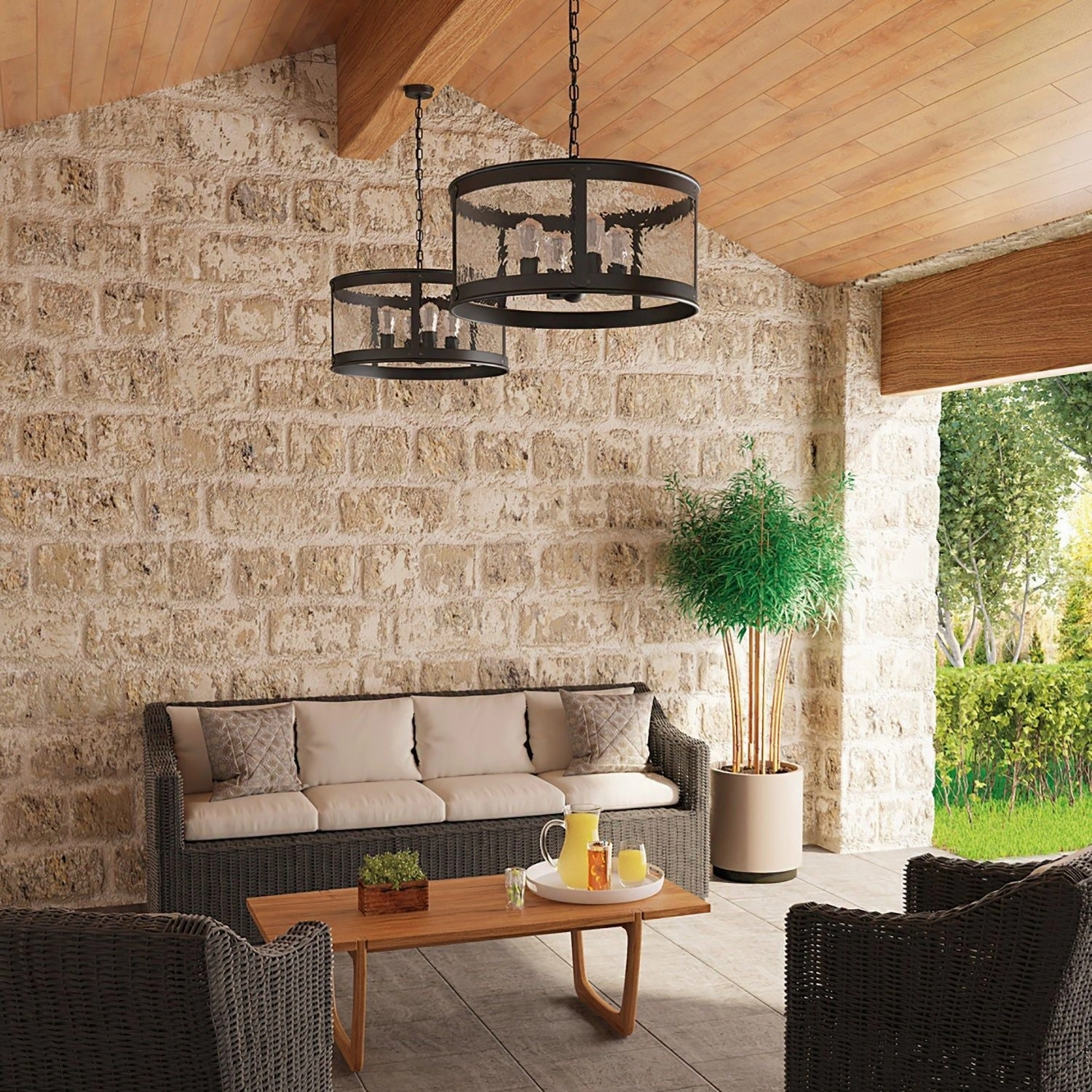 Dylan 4-Light Outdoor Hanging Lantern