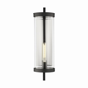 Eastham One Light Wall Lantern Textured BlackOutdoor wall sconces with motion sensor