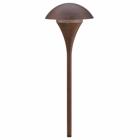 Eclipse One Light Path & Spread Textured Tannery BronzeDecorative outdoor post lights