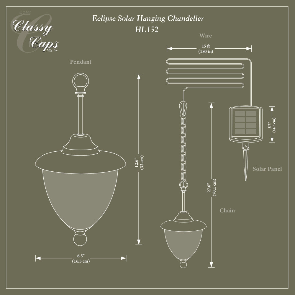 Eclipse Solar Hanging Chandelier