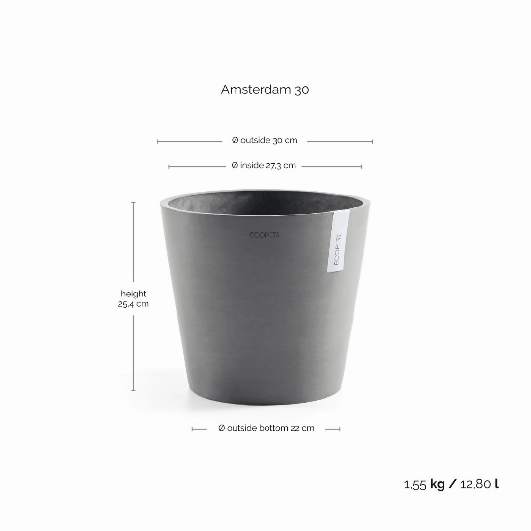 Ecopots Amsterdam Grey