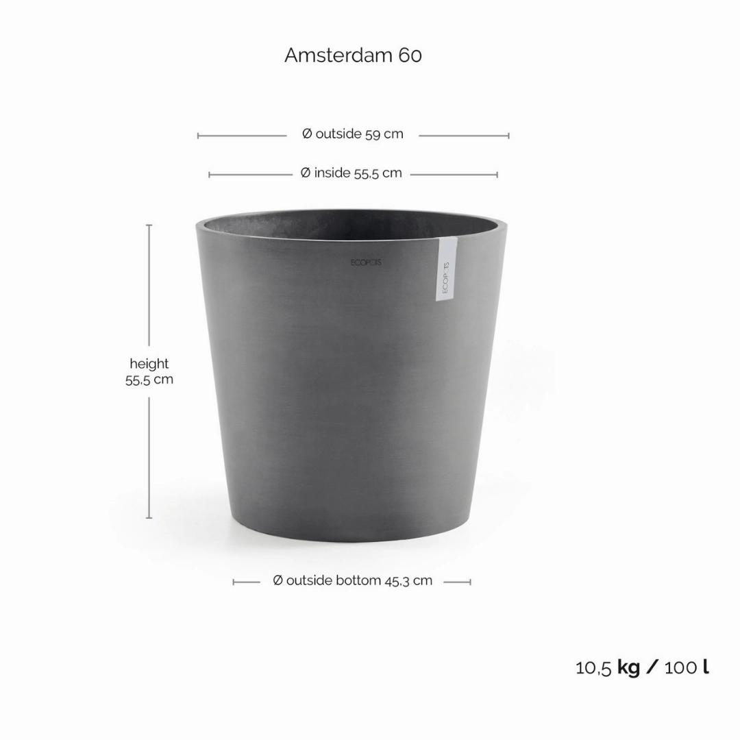 Ecopots Amsterdam Grey
