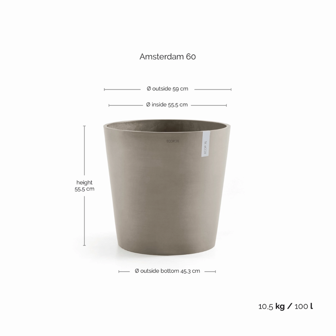 Ecopots Amsterdam Taupe
