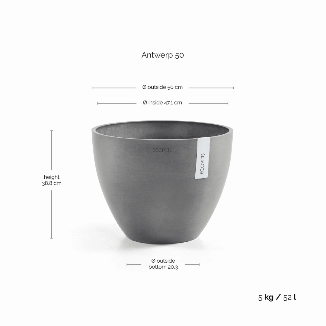 Ecopots Antwerp Grey