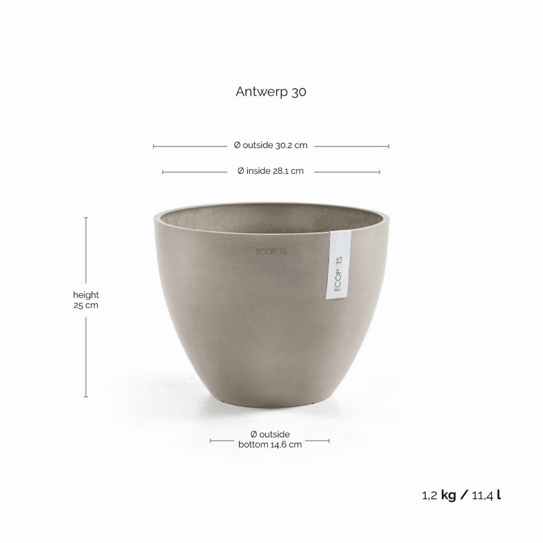Ecopots Antwerp Taupe