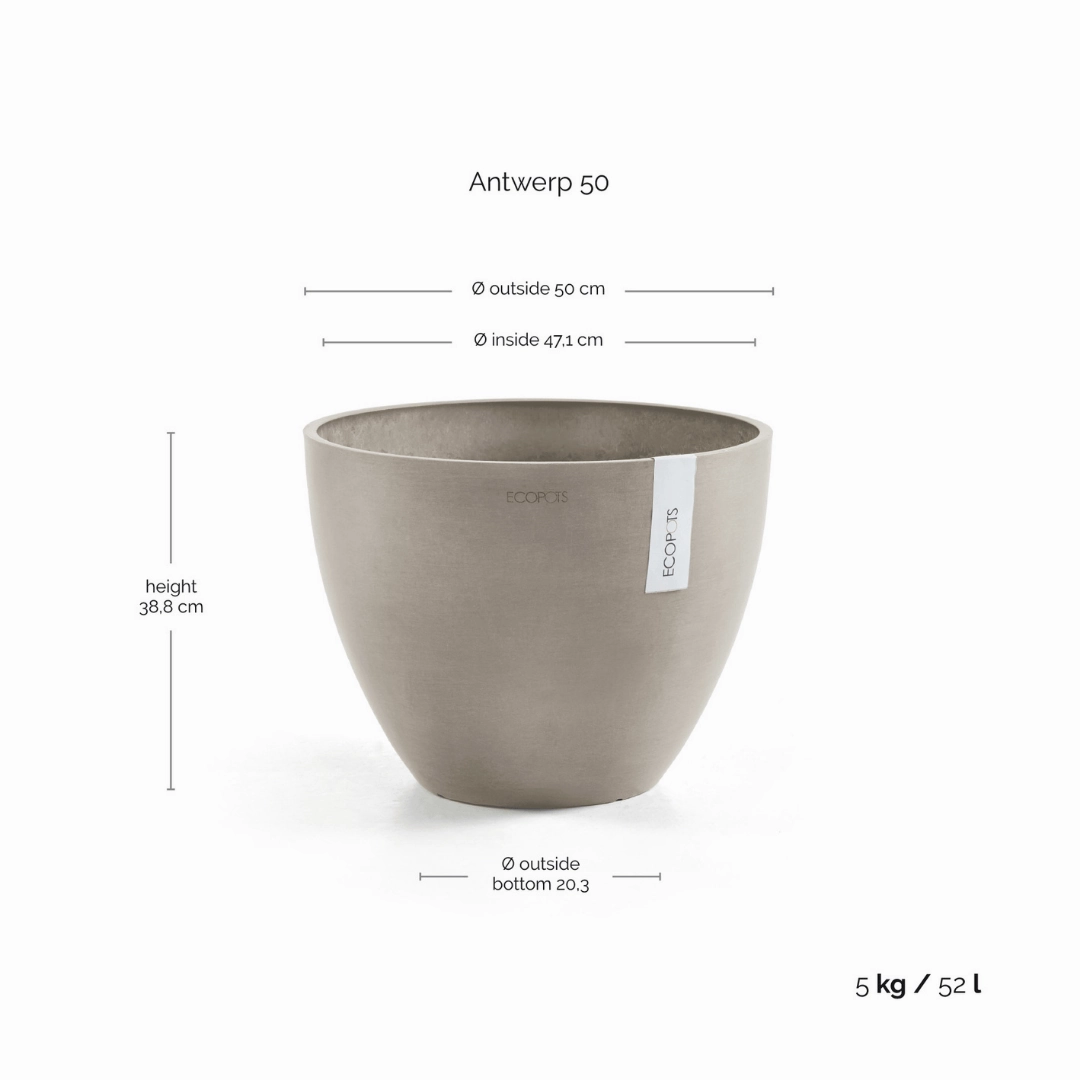 Ecopots Antwerp Taupe