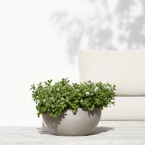 Ecopots Brussels 35 Taupe hanging garden planters for small spaces
