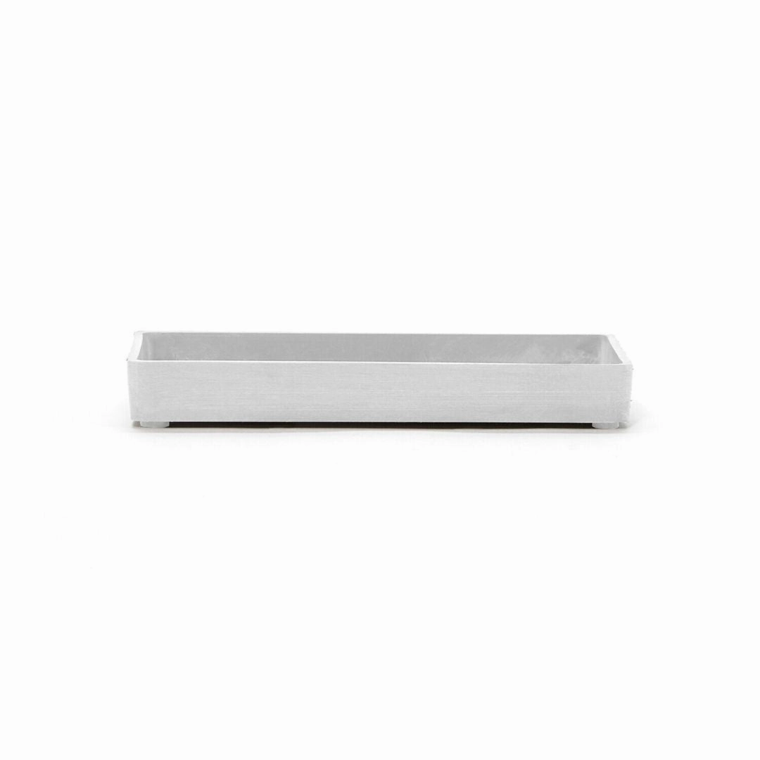 Ecopots Display Platter Pure White hanging garden planters for small spaces