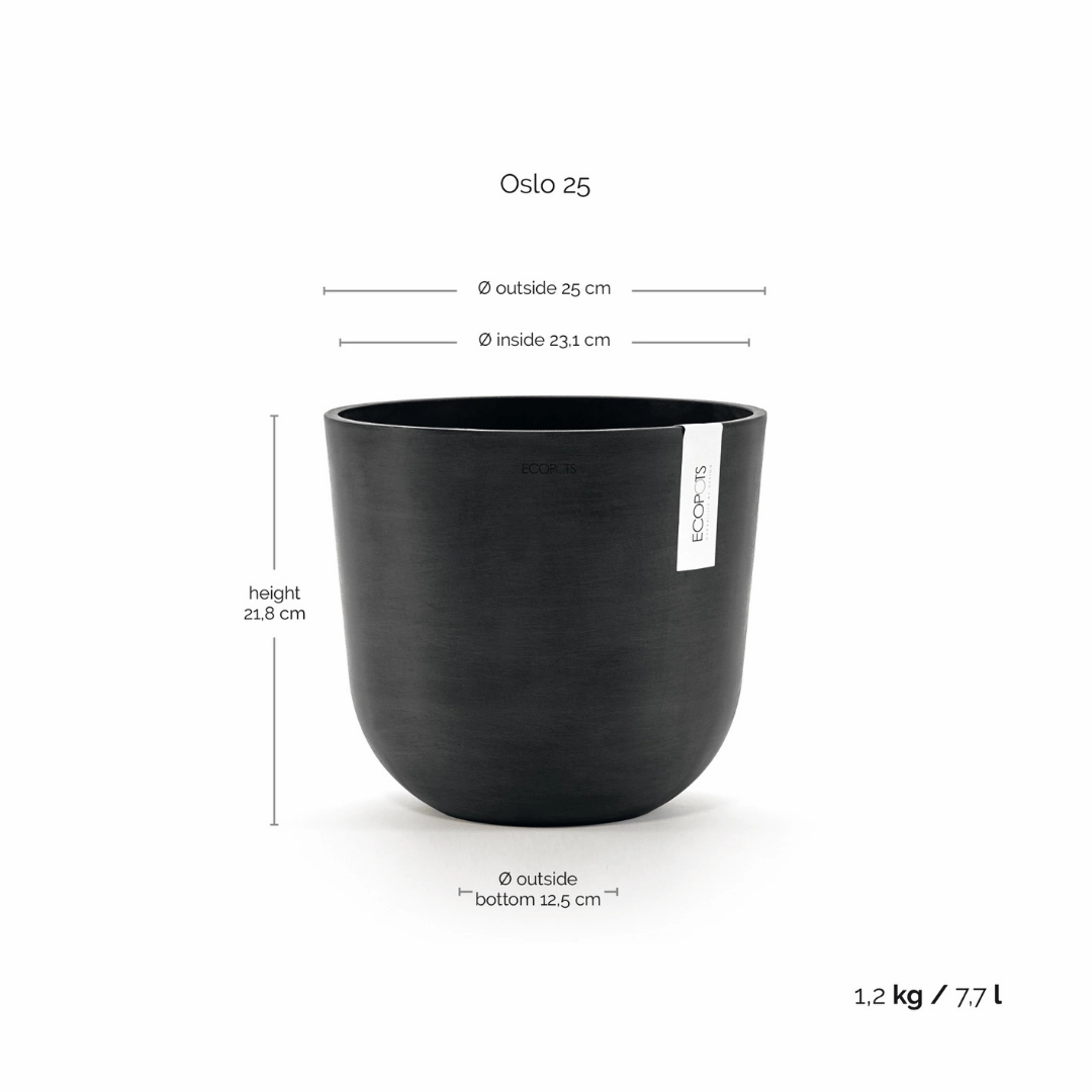 Ecopots Oslo Dark Grey