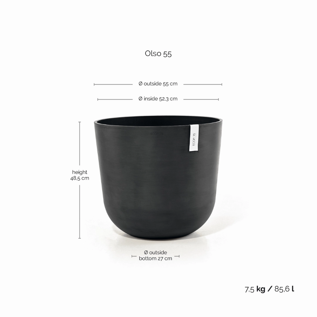 Ecopots Oslo Dark Grey