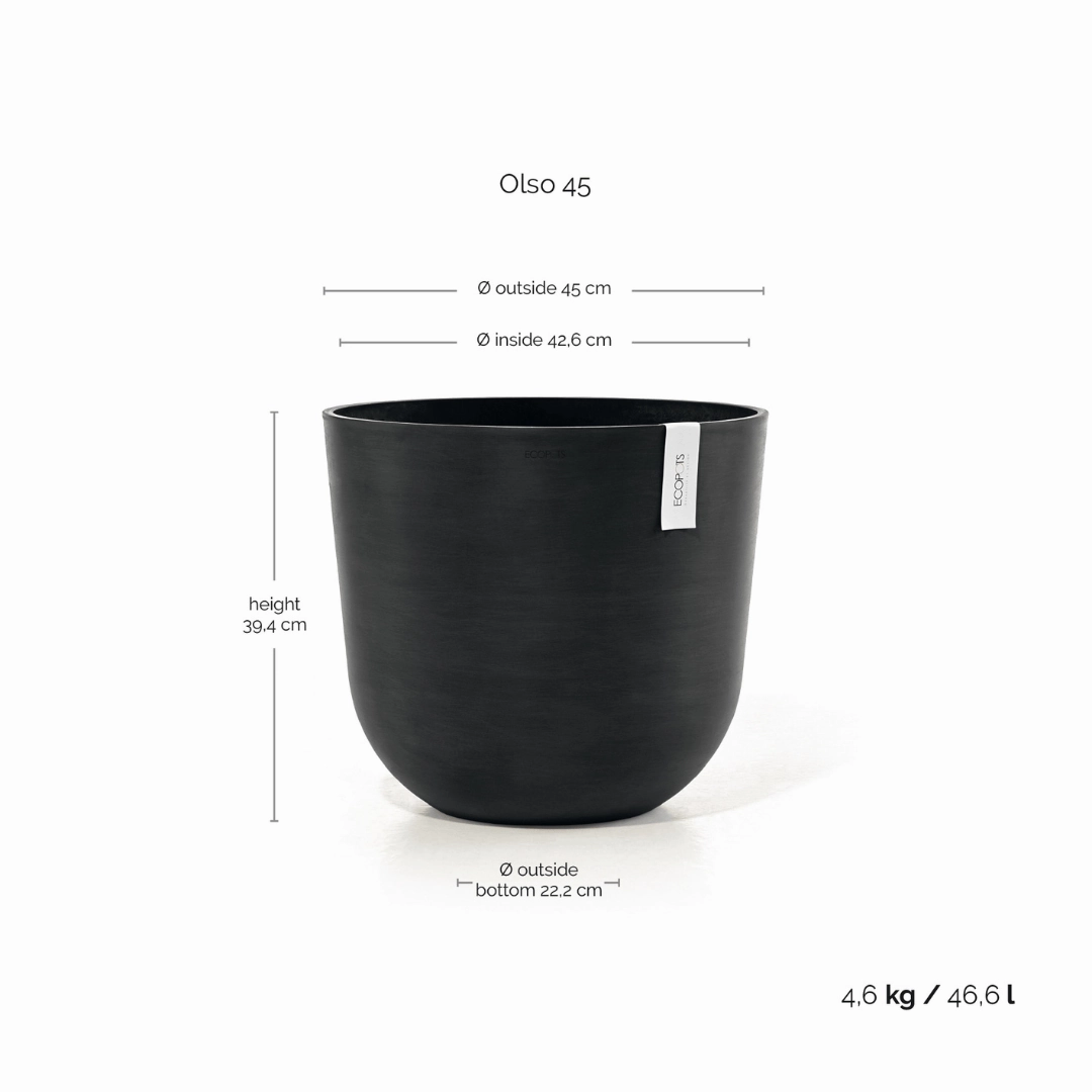 Ecopots Oslo Dark Grey