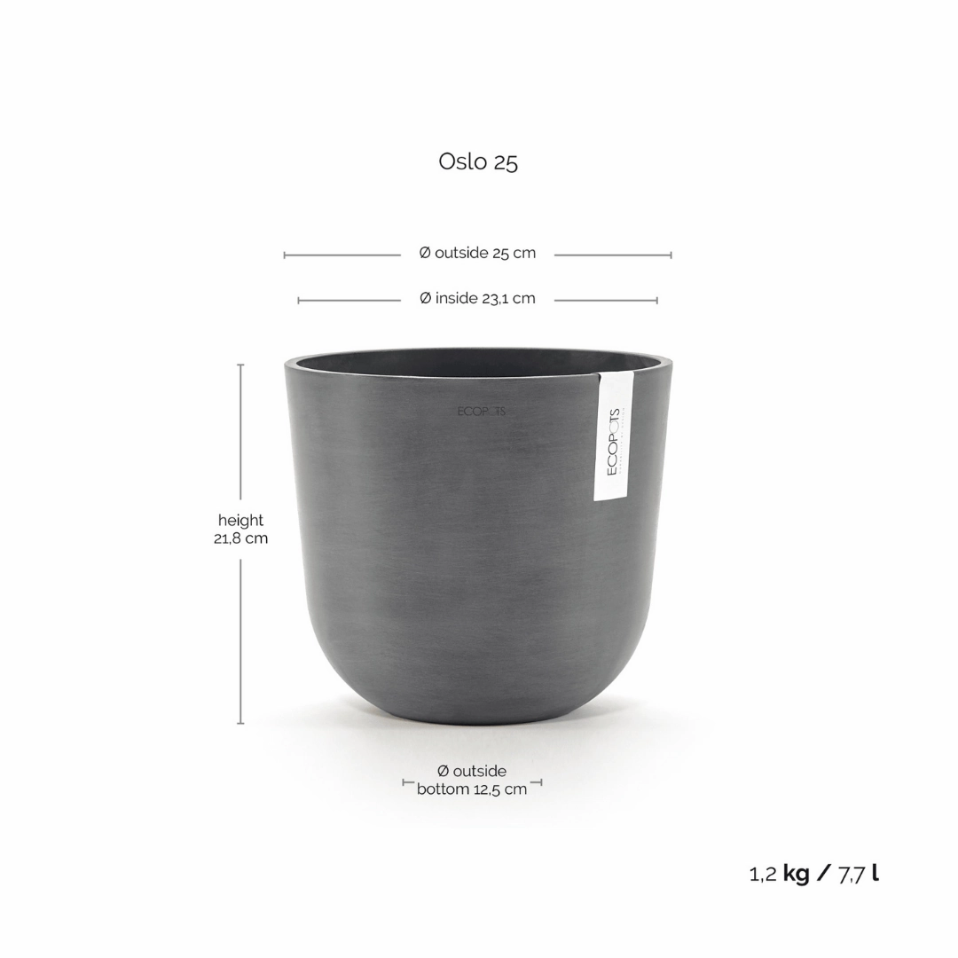 Ecopots Oslo Grey
