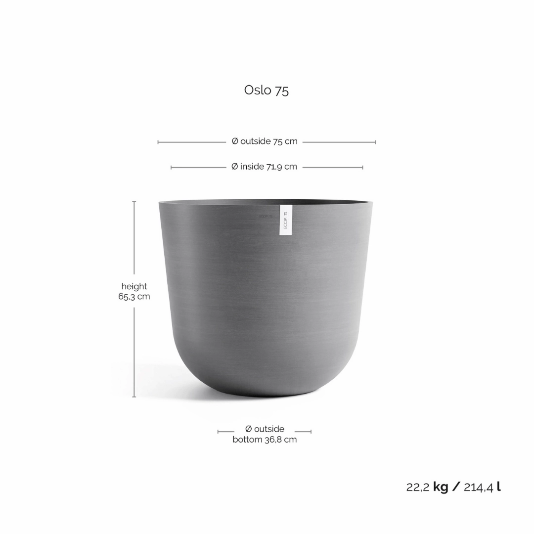 Ecopots Oslo Grey