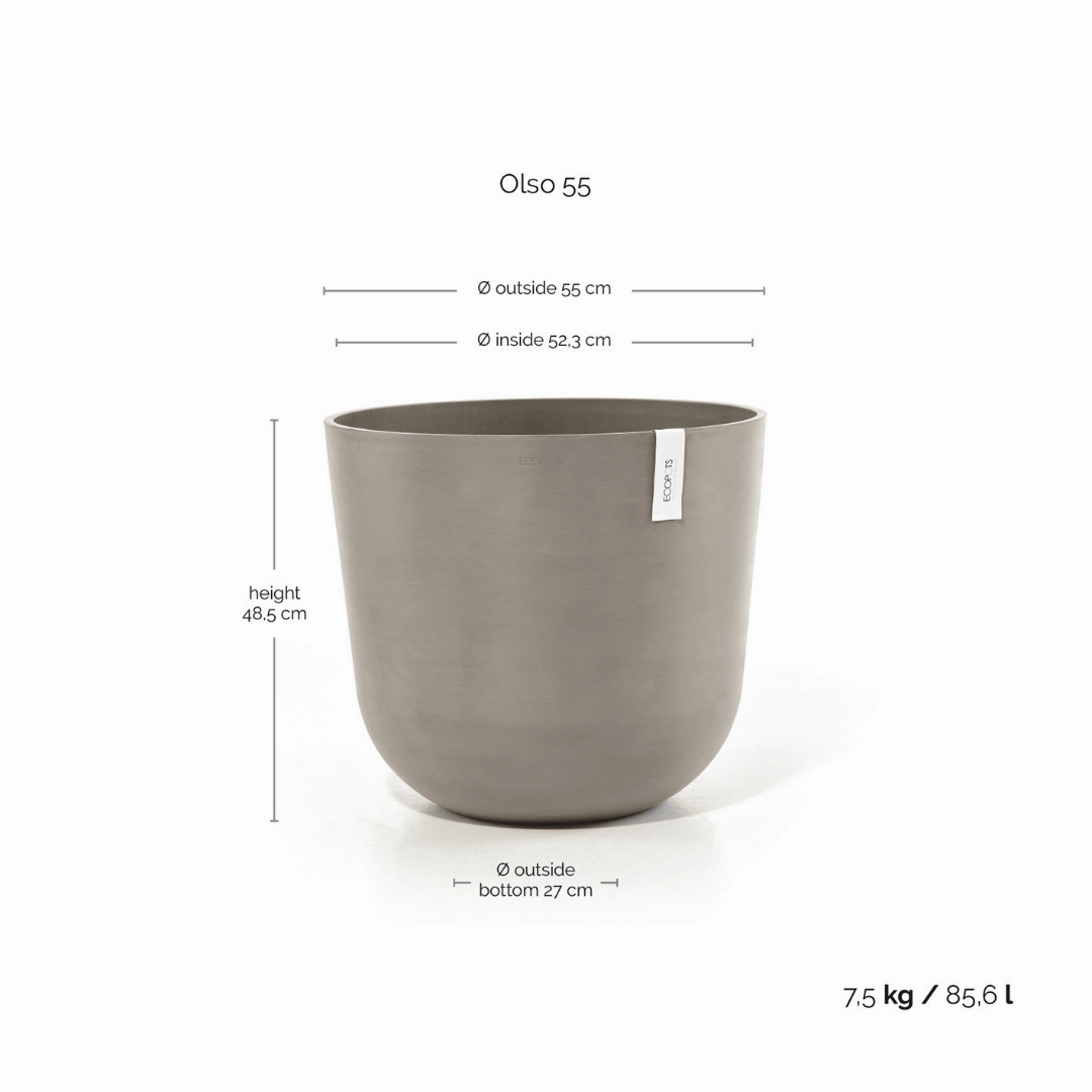 Ecopots Oslo Taupe