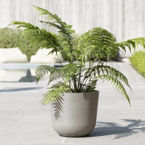 Ecopots Oslo Taupe hanging garden planters for small spaces