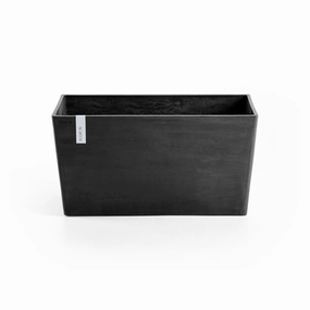 Ecopots Paris Dark Grey 80cm hanging garden planters for small spaces