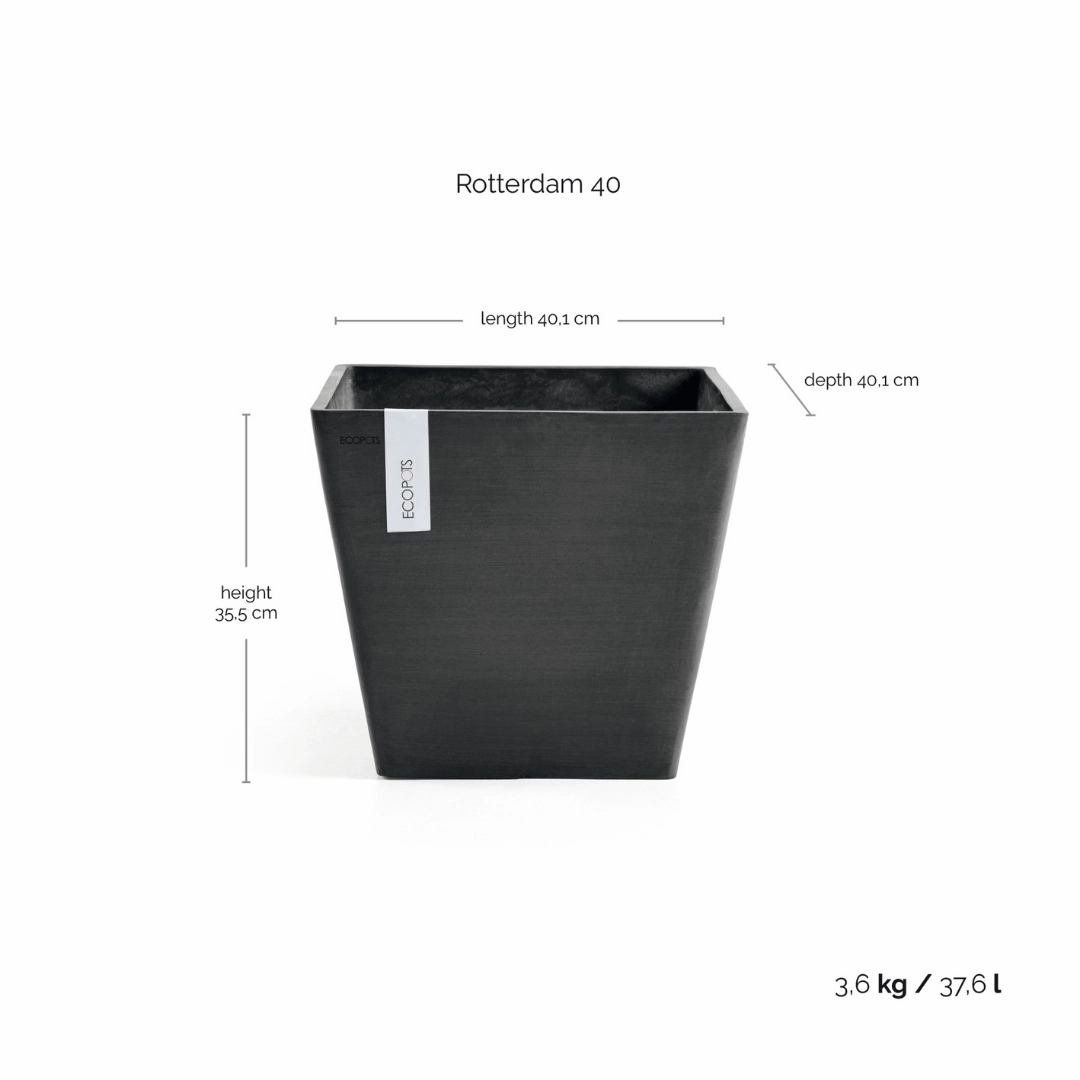 Ecopots Rotterdam Dark Grey