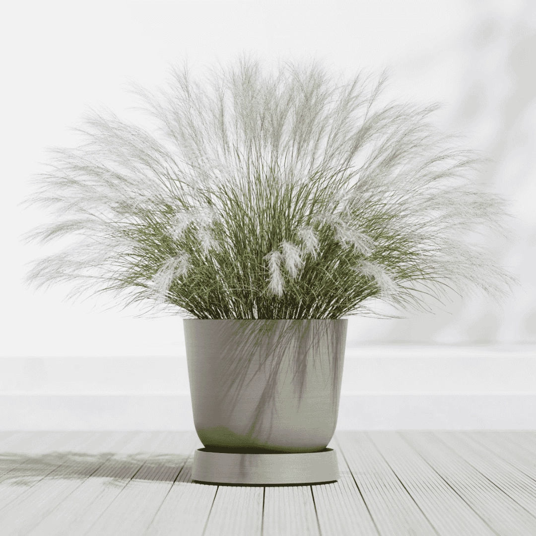 Ecopots Saucer Wheels Oslo Taupe
