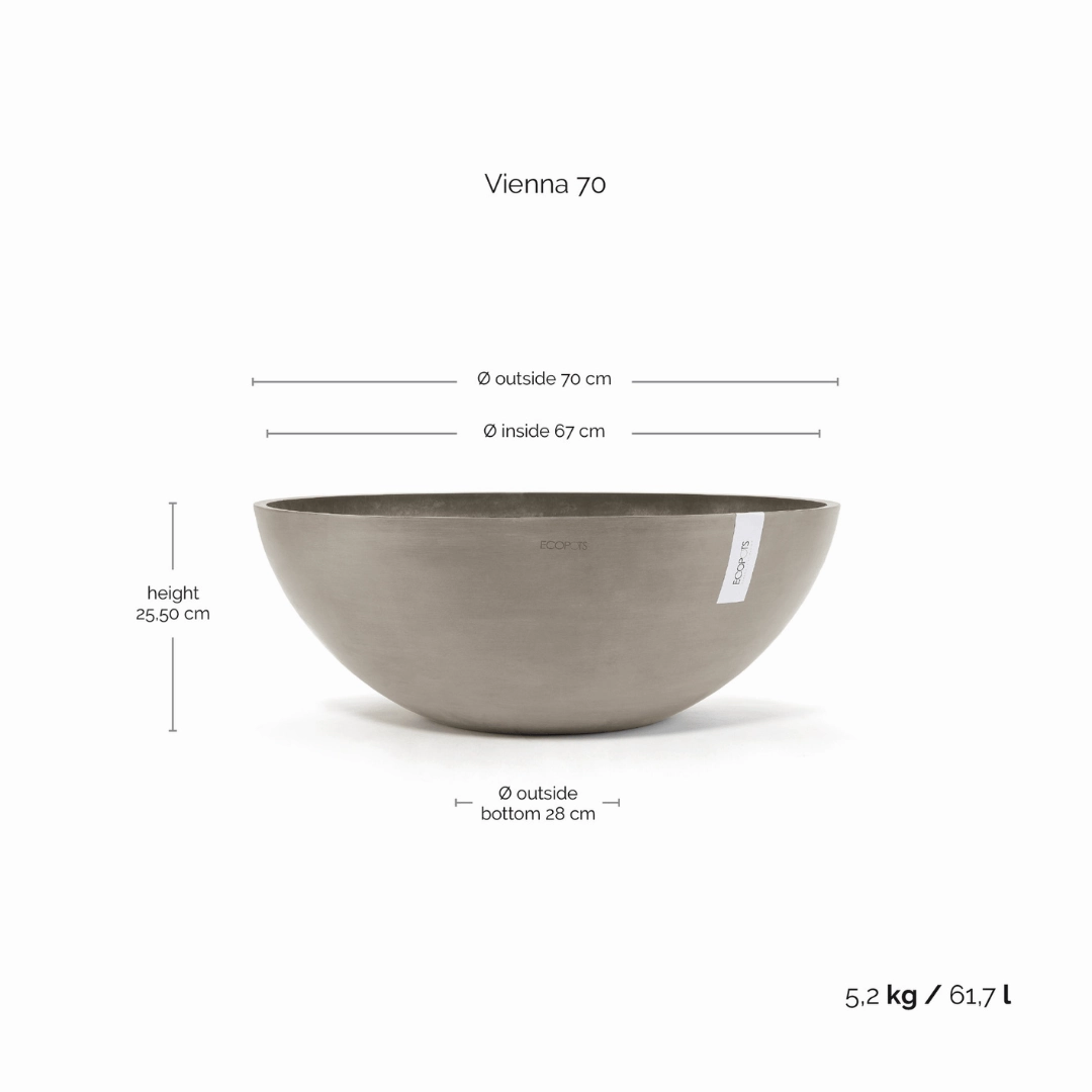 Ecopots Vienna Taupe