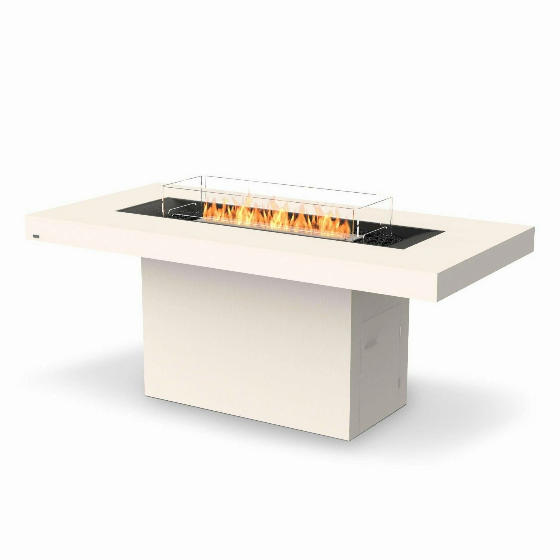 EcoSmart Fire - Gin 90" (Bar) Rectangular Concrete Fire Pit Table