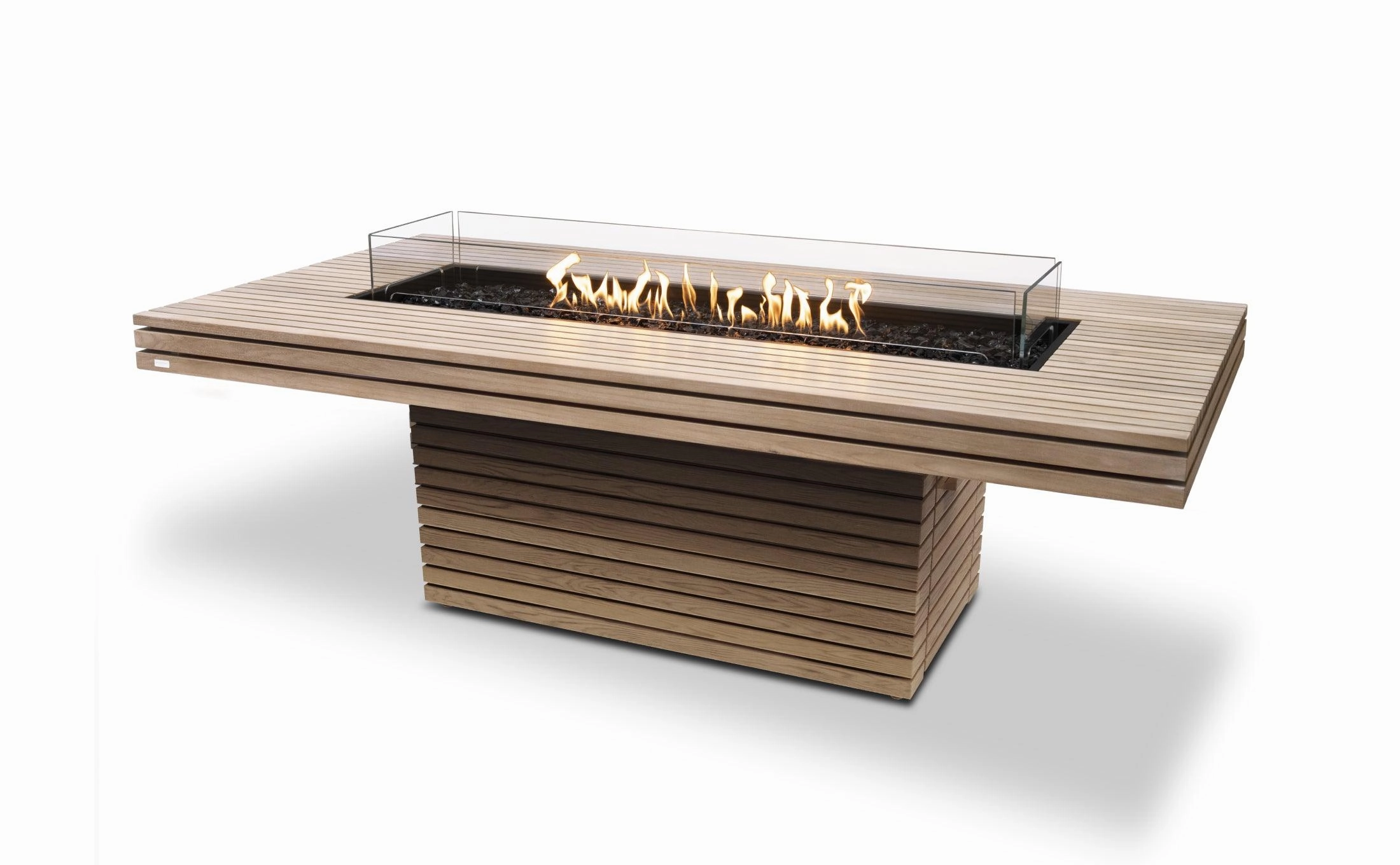 EcoSmart Fire - Gin 90" (Dining) Rectangular Concrete Fire Pit Table