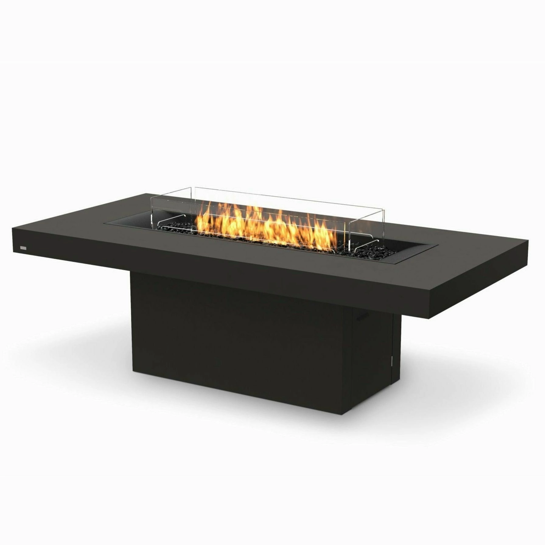 EcoSmart Fire - Gin 90" (Dining) Rectangular Concrete Fire Pit Table