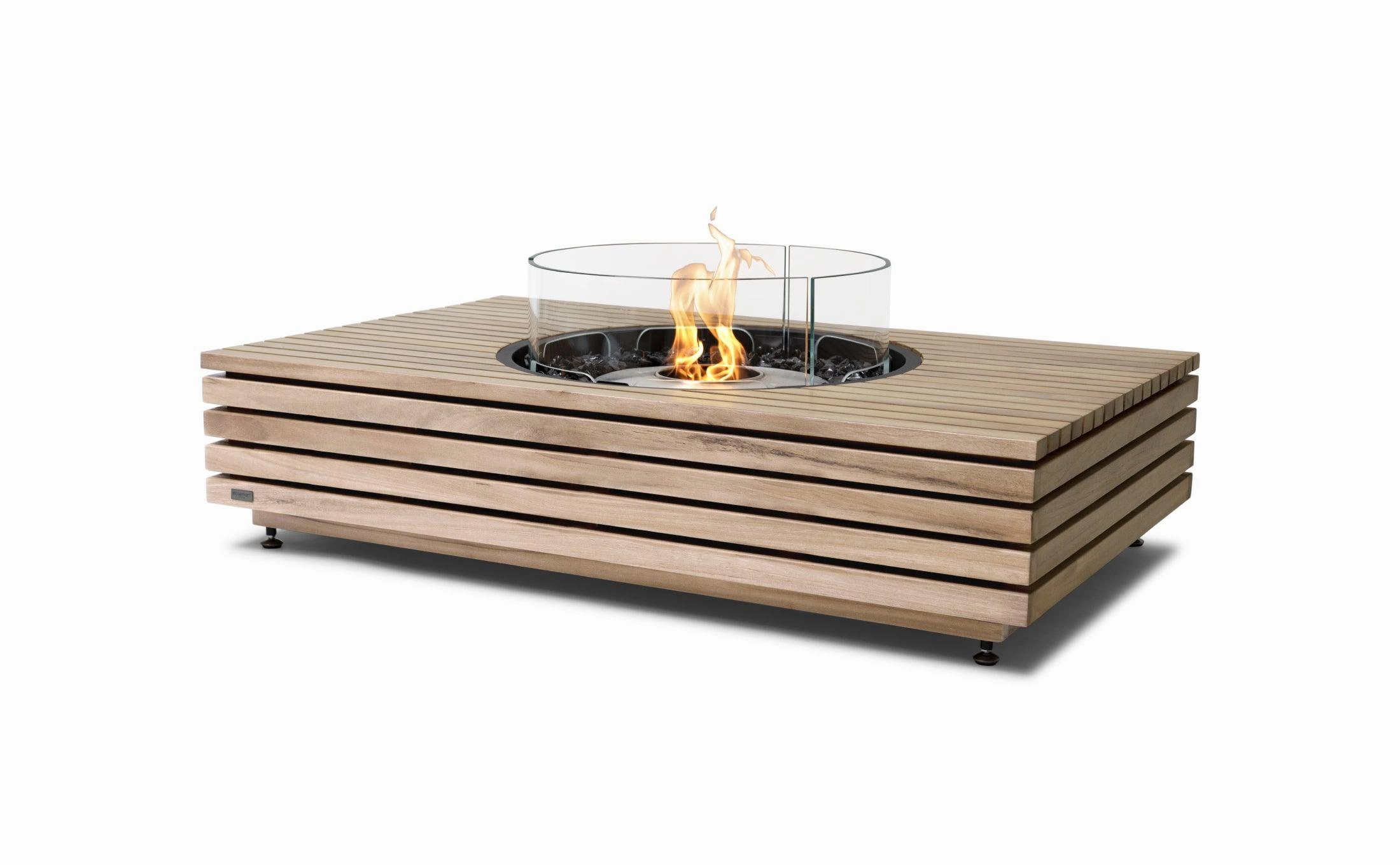 EcoSmart Fire - Martini 50" Rectangular Concrete Fire Pit Table