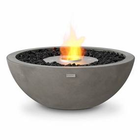 EcoSmart Fire - Mix 600 Bioethanol Freestanding Round Concrete Fire Pit Bowlportable outdoor fire pit with lid
