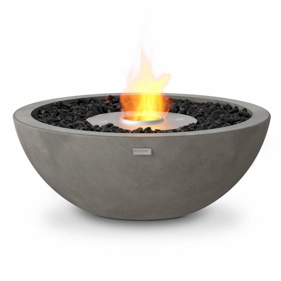 EcoSmart Fire - Mix 600 Bioethanol Freestanding Round Concrete Fire Pit Bowlportable outdoor fire pit with lid