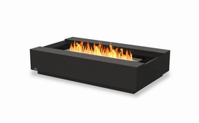 Ecosmart Fire Cosmo 50 Fire Pit Table - Graphite Finish / Black Burner - ESF.O.CMO.50.GH.Boutdoor fire table set with chairs