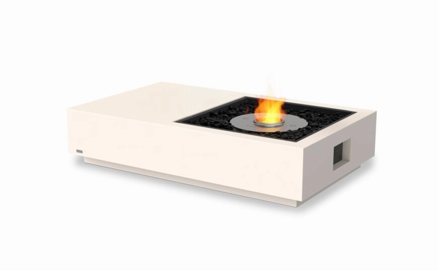Ecosmart Fire Manhattan 50 Fire Pit Table - Bone Finish / Stainless Steel Burner - ESF.O.MHA.50.BOoutdoor fire table set with chairs