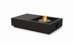 Ecosmart Fire Manhattan 50 Fire Pit Table - Graphite Finish / Stainless Steel Burner - ESF.O.MHA.50.GHoutdoor fire table set with chairs