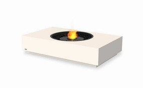 Ecosmart Fire Martini 50 Fire Pit Table - Bone Finish / Black Burner - ESF.O.MTI.50.BO.Boutdoor fire table set with chairs