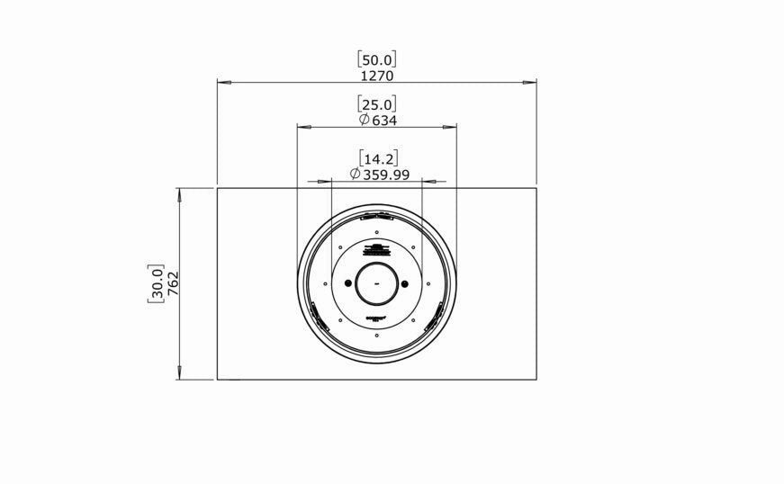 Ecosmart Fire Martini 50 Fire Pit Table - Bone Finish / Stainless Steel Burner - ESF.O.MTI.50.BO