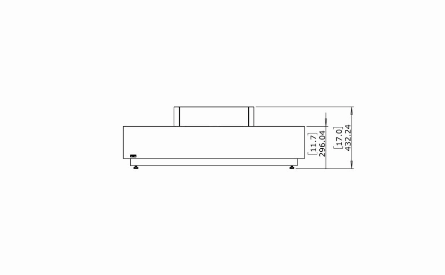 Ecosmart Fire Martini 50 Fire Pit Table - Bone Finish / Stainless Steel Burner - ESF.O.MTI.50.BO