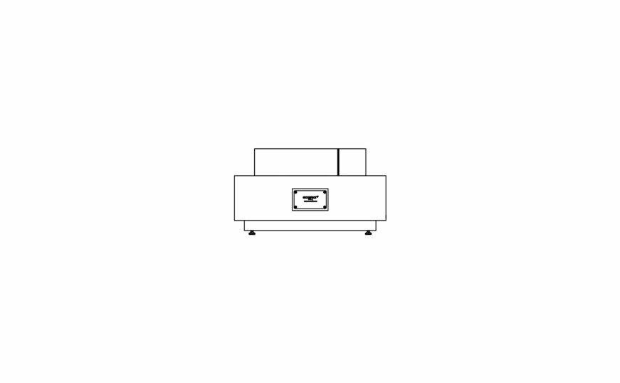 Ecosmart Fire Martini 50 Fire Pit Table - Bone Finish / Stainless Steel Burner - ESF.O.MTI.50.BO