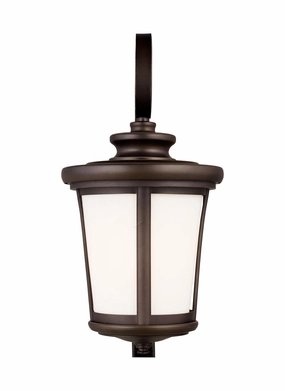Eddington One Light Outdoor Wall Lantern Antique BronzeOutdoor wall sconces with motion sensor