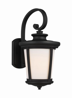 Eddington One Light Outdoor Wall Lantern BlackOutdoor wall sconces with motion sensor
