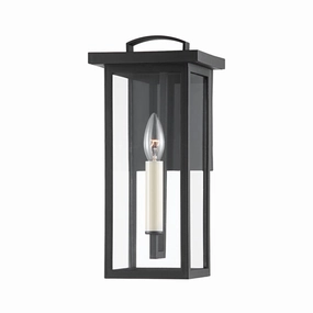 Eden One Light Outdoor Wall Sconce Textured BlackOutdoor wall sconces with motion sensor
