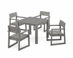 EDGE 5-Piece Parsons Dining Setoutdoor patio furniture set