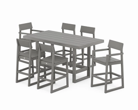 EDGE 7-Piece Bar Table Setoutdoor patio furniture set